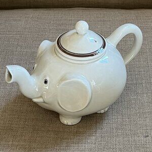 Fitz And Floyd Vtg Elephant Teapot Ceramic 1976 Japan 16oz